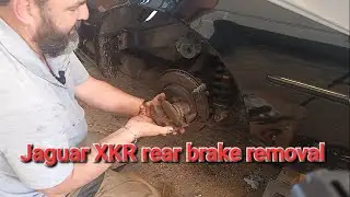 Jaguar XKR project Episode 42 | Rear brake removal