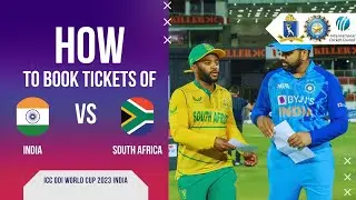HOW TO BUY CRICKET WORLD CUP TICKETS 2023 | MATCH TICKET BOOKING LINK | 