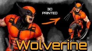 X-Men Evolution Unleashed! Painting a Colorful Wolverine Sculpture