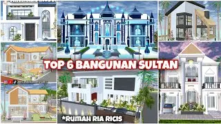 BAGI BAGI TOP 6 ID BANGUNAN SULTAN 🤯 ADA ISTANA FROZEN ?? SAKURA SCHOOL SIMULATOR
