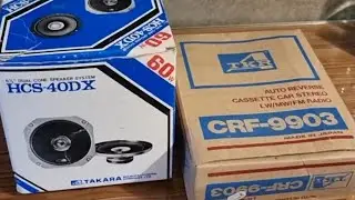 CASSETTE CAR STEREO TKR CRF-9903 HCS-40DX 60w JAPAN капсула времени