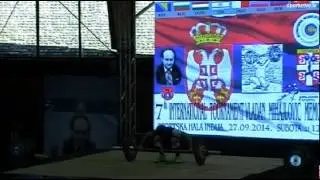 7th Vladan Mihajlovic memorial tournament Bar Lewi (ISR) 87kg Snatch