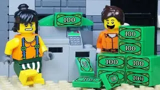 LEGO City ATM BANK ROBBERY - Lego Police Chase
