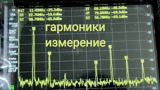 Гармоники самодельного генератора.