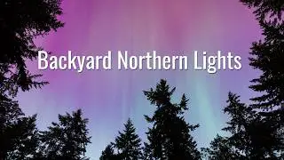 Northern Lights Timelapse Photography | From My Backyard