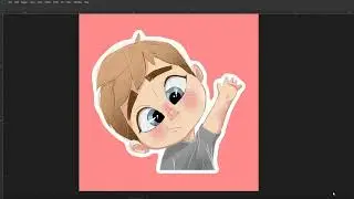 How to create white outlines around transparent background images - Reupload of a previous video