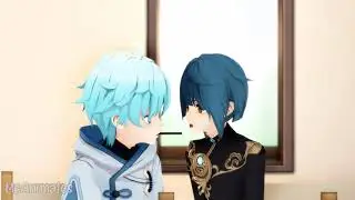 Chongyun x Xingqiu || Genshin Impact Animation MMD