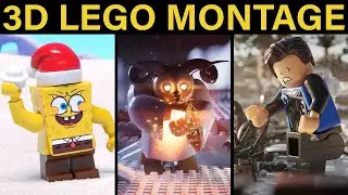 Artists Create Unique 3D LEGO Snowball Themed Animations From a Simple Prompt - BB Winter Collab