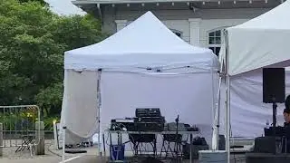 Living in the moment Acoustic at Street Eats event in Burlington, Ontario