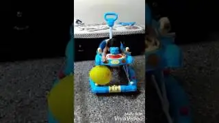 Krishiv enjoying Luvlap Walker cum rocker ride