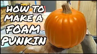 DIY foam pumpkin decor 2023