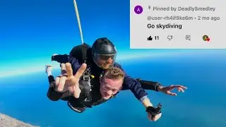 I Went Skydiving…