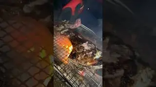 Tuna meat around the gills【Solo Camping】