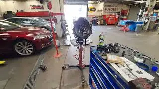 2002 Porsche Boxter S engine in car intermediate shaft bearing IMS imssolution.com tips.