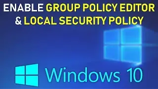 How to Enable GPEDIT.MSC on Windows 10 HOME! [2021]