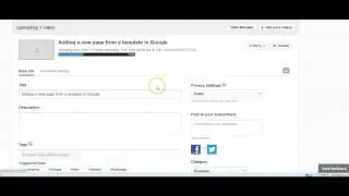 How to upload a video in YouTube from your desktop