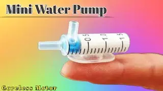 How To Make Mini Water Pump At Home | Diy Water Pump