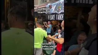 Manchester City taraftarları İstanbul İstiklal caddesinde coştu #manchestercity #championsleague