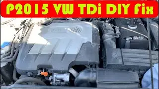 P2015 VW Intake Manifold failure Fix DIY