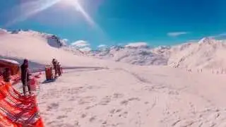 Go Pro HD -Les Menuires Skiing
