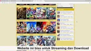 Situs Atau Website Anime SUB INDONESIA Terlengkap
