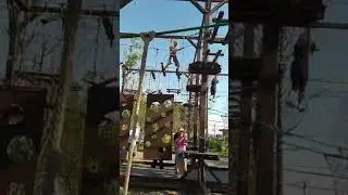 верëвочный парк часть  3