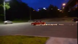 Ваз 2101 на пневме ИСКРЫ пневма Жигули