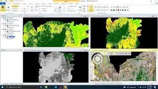 Change Detection of Satellite Imagery in Erdas Imagine using Matrix Union 