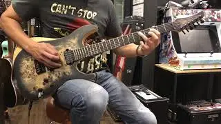 Schecter Reaper 6 In Satin Charcoal Burst Demo