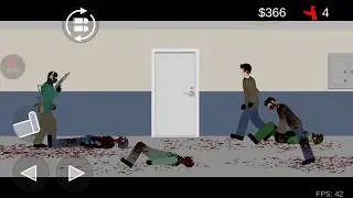 Орда зомби против гранатомёта ➜ Flat Zombies