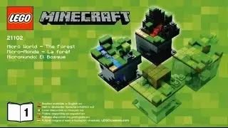 LEGO Minecraft  Micro World - The Forest  21102 - Лего  Майнкрафт  Микро Мир Лес №1