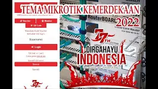 Tema Hotspot Mikrotik Kemerdekaan 17 Agustus 2022 HUT RI Ke 77 - Template Login Page Mikrotik
