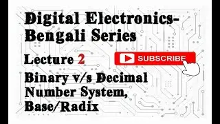 Base/Radix, Binary v/s Decimal Number System - Easiest Tutorial in Bengali