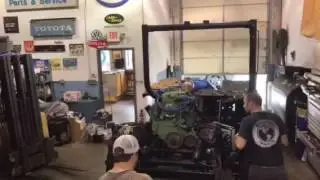 Unimog 406 engine removal om352