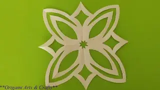 How to easily make paper snowflakes