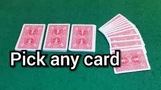 Learn the easiest beginner self working card trick.