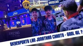 Skyeports Jonathan Chants 😍 GOdlike IGL, Lan Stage first View🔥