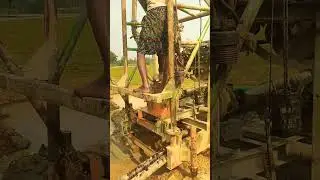 The machine has the capacity to bore 200 feet in just 2 hours