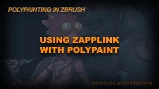 Poly Painting In ZBrush 004 Using Zapplink