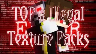 TOP 8 Illegal Texture Packs For Minecraft Bedrock 1.21+