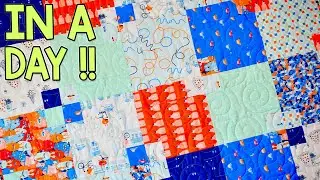 Tiny Tinker | Layer Cake Quilt Pattern | Easy Baby Quilt Pattern | Beginner Quilt Pattern | In A Day