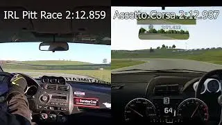Honda Fit GD3: IRL vs Assetto Corsa Mod @ Pitt Race