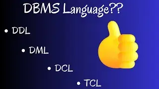 What is DBMS language? Database language. Types of database language 