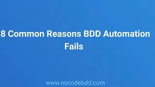 8 Common Reasons BDD Automation Fails #shorts #bdd and #behaviordrivendevelopment are #qa