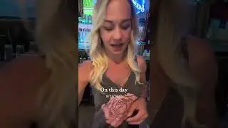 Bartender makes a drunk girl a shot of water 