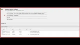 Configure default agent in AEM