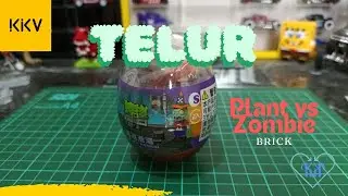 Unboxing dan Rakit mainan Brick | bukan lego | KKV Indonesia | Plant vs Zombie | coconut