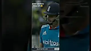 Stay Safe in This IPl😅| Cricket Video | Cricket funny Out clip | cricket status #shorts #cricket