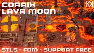 Corrix the Lava Moon Terrain with Lava Factory