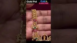 Latest Ramparivar Gold haram Designs #goldpot #ramparivarharam #latestgoldnecklacedesigns